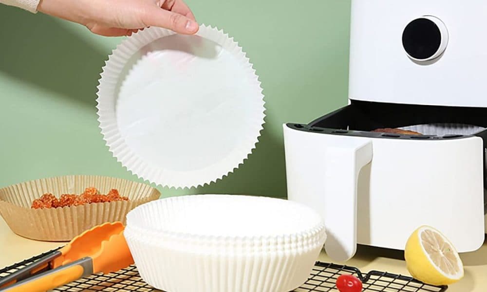 White Airfryer Liners ‎100pcs ‎- صحون ‏الاير ‏فراير ‏ image 4
