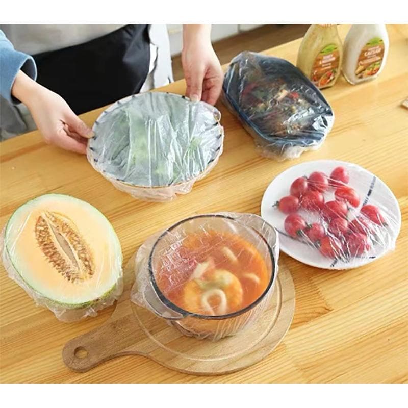 150pcs Plastic wrap cover ‎- اغطية ‏الاطعمة ‏١٥٠ ‏حبة image 2