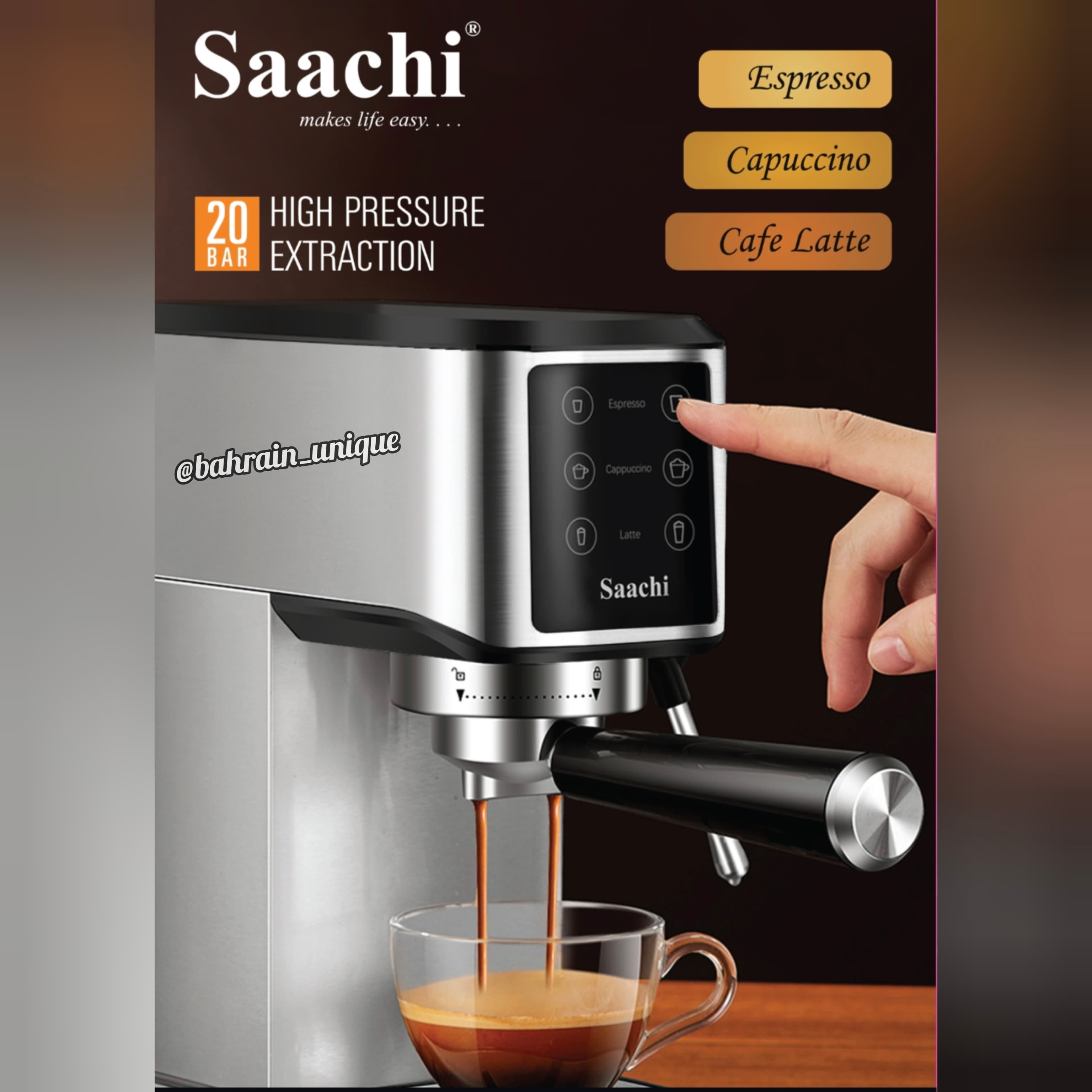Saachi ‎3in1 ‏Coffe Machine ‎7072 - مكينة ‏قهوة ‏٣في١ image 4