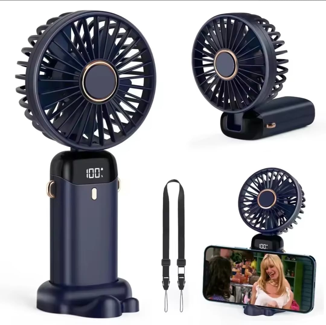 5 ‏Speed portable Fan ‎- مروحة ‏متنقلة image 2