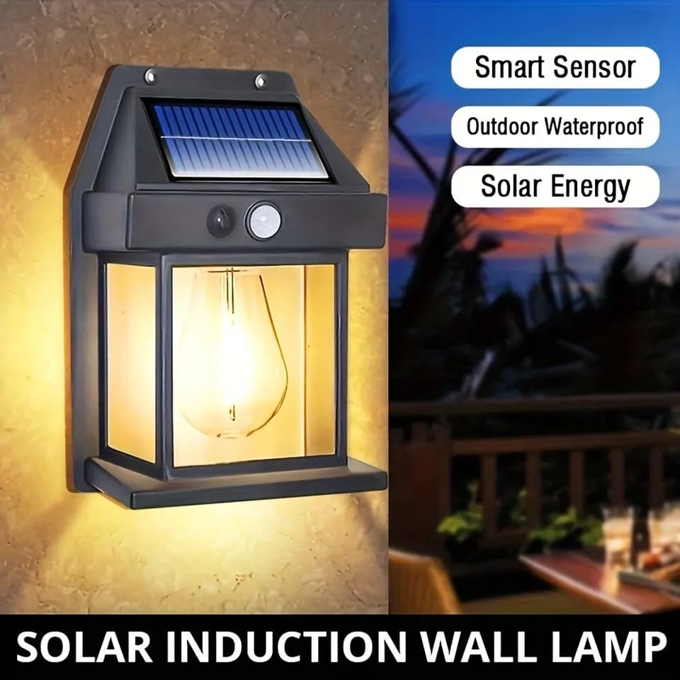 Retro Garden Solar Lamp ‎- اضاءة ‏شمسية image 6
