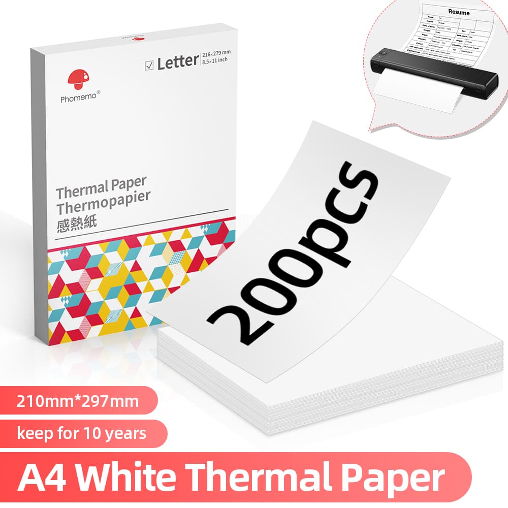 A4 ‏Thermal Paper ‎(200 ‏paper) ‏