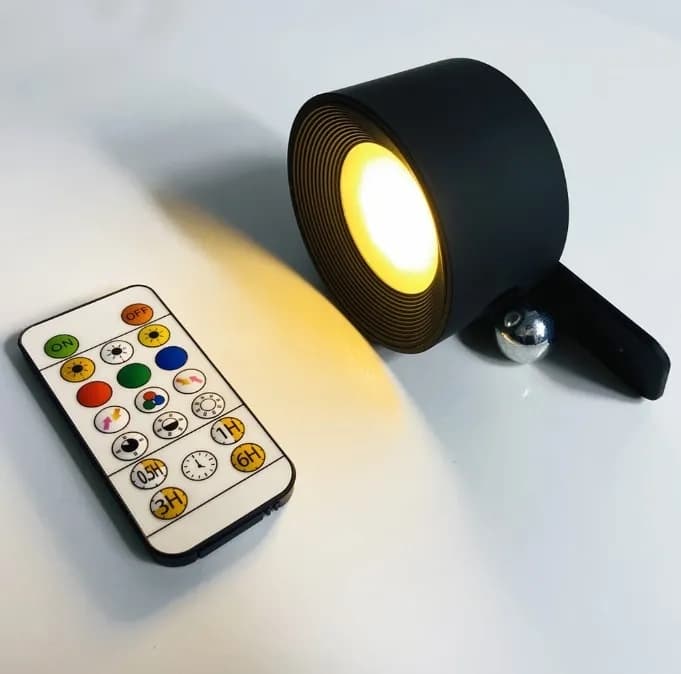 wireless led wall light ‎with remote- اضاءة ‏قابلة ‏للشحن ‏مع ‏ريموت image 2