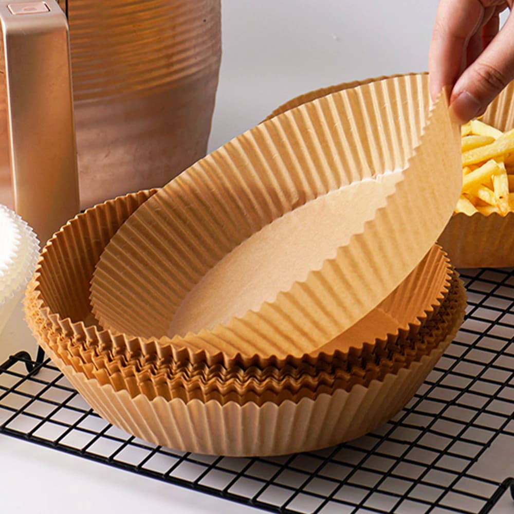 100pcs Air Fryer Liners ‎- صحون ‏الاير ‏فراير ‏ image 5