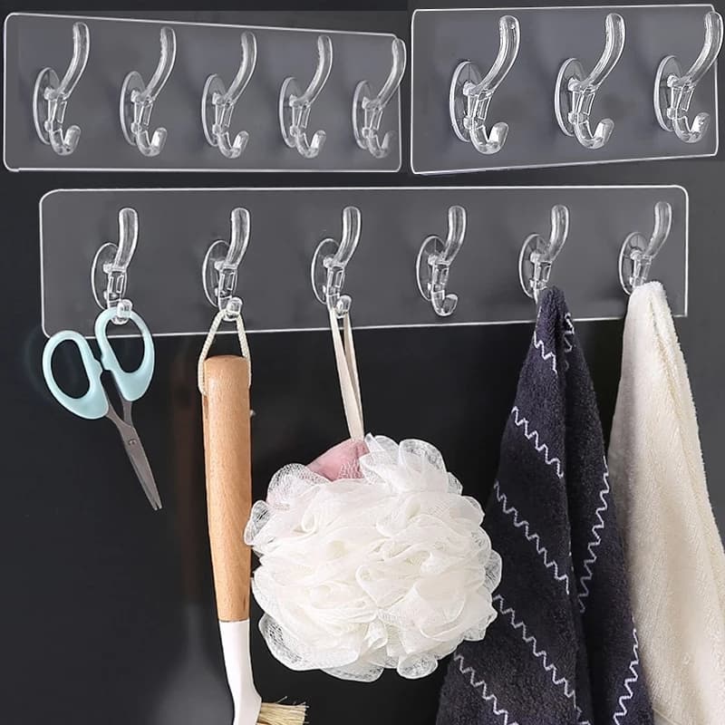 Row Hanger ‎6 ‏Hooks ‎- ‏علاقة ‏5 ‏فتحات ‏