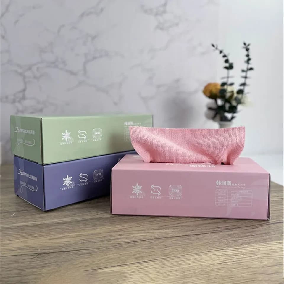 20pcs/box microfiber cloth ‎- ‏علبة ‏مناديل ‏فايبر ‏