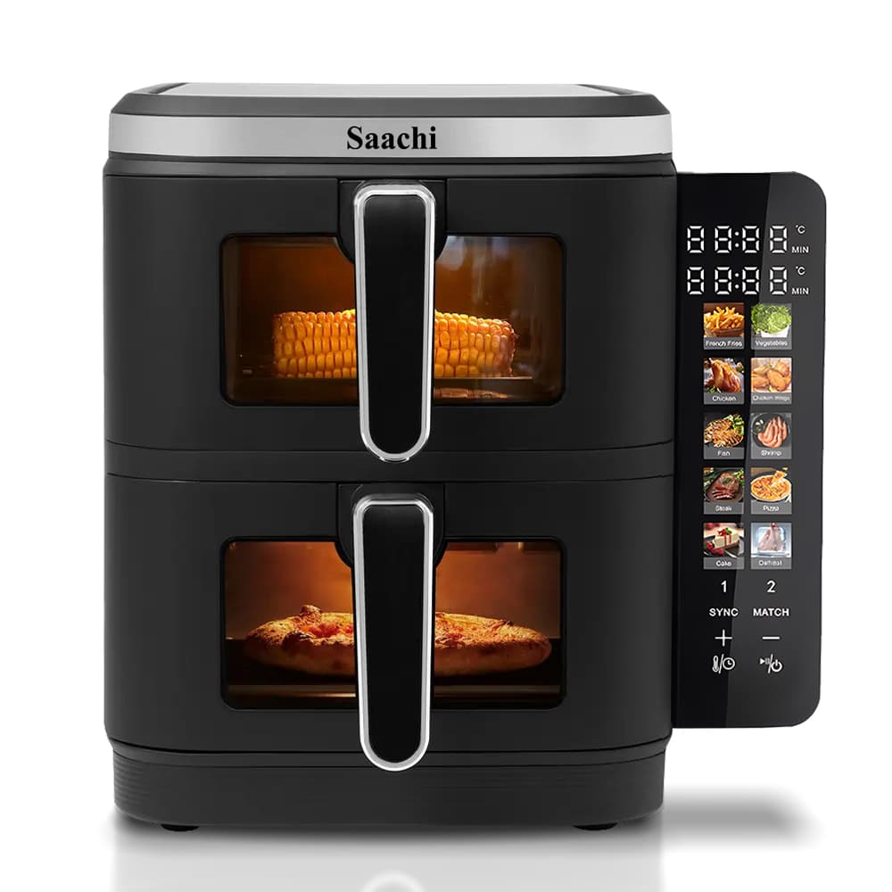 Saachi ‎Double ‎Air ‎Fryer ‎4796D ‎- ‏اير ‏فراير ‏طبقتين ‏ image 2