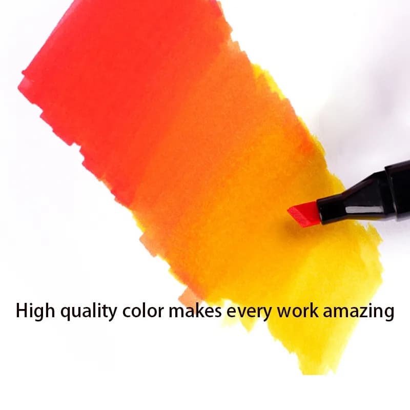 80pcs Double Head Marker ‎- ٨٠ ‏قطع ‏الوان ‏مختلفة image 3
