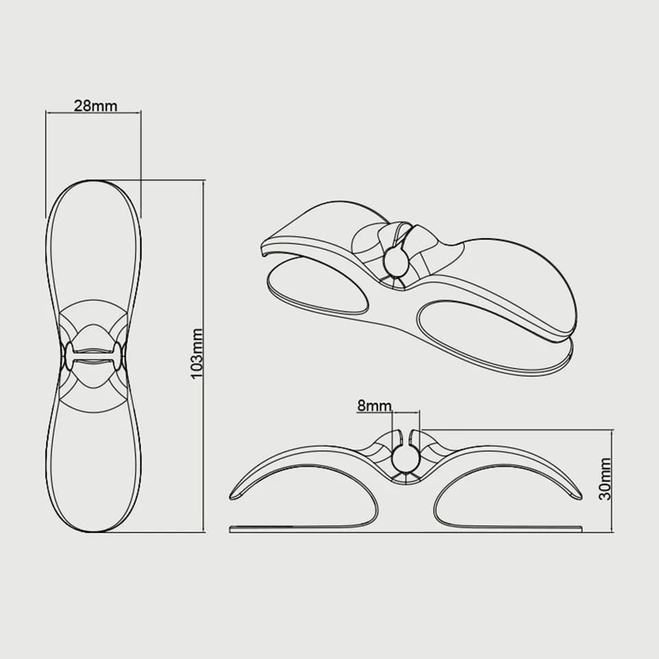 5pcs Cable Wrapper ‎- ٥ ‏حبات ‏منظم ‏الاسلاك image 3