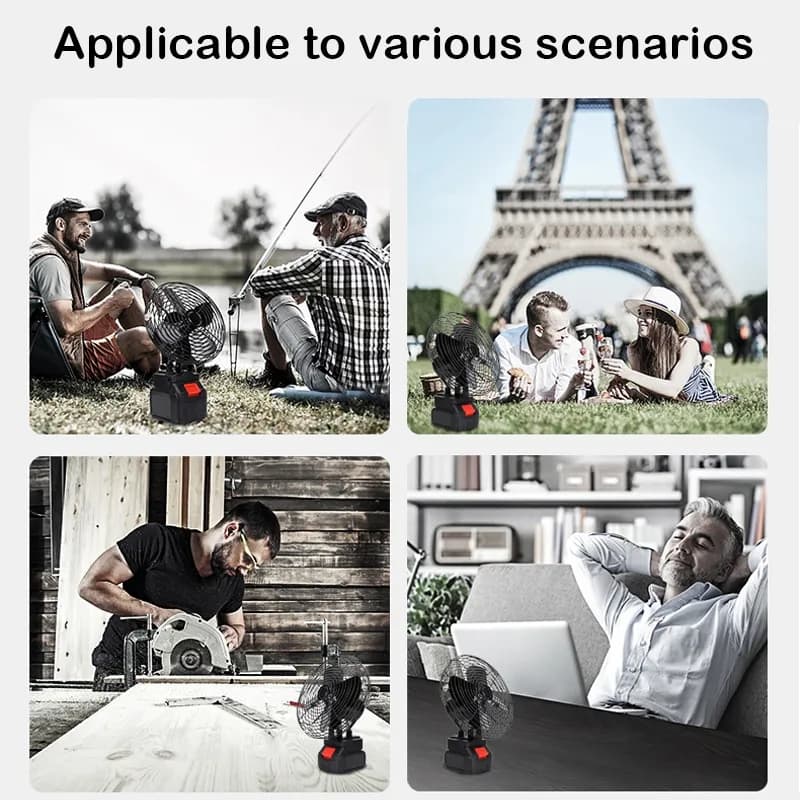 6" ‏Portable ‎Table ‎Fan ‎- ‏مروحة ‏متنقلة ‏حجم ‏6 ‏انش image 6