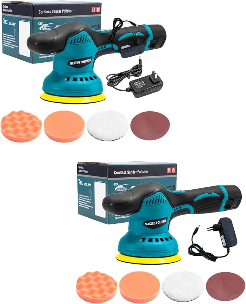 Portable Car Polish machine ‎(2 ‏Battries). ‏ image 3