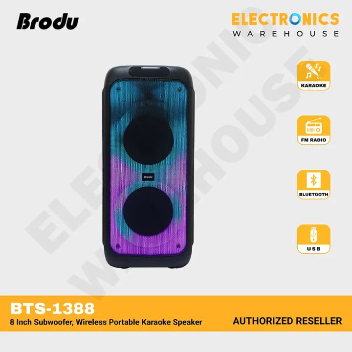 Brodu Subwoofer Speaker ‎8" - سماعة ‏متنقلة image 3