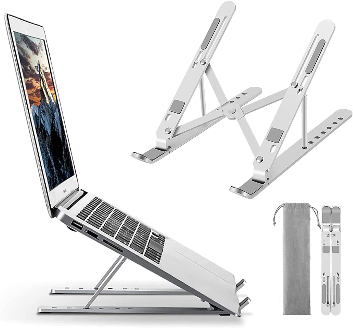 Aluminum Laptop Stand ‎- ستاند ‏اللابتوب ‏المنيوم image 2