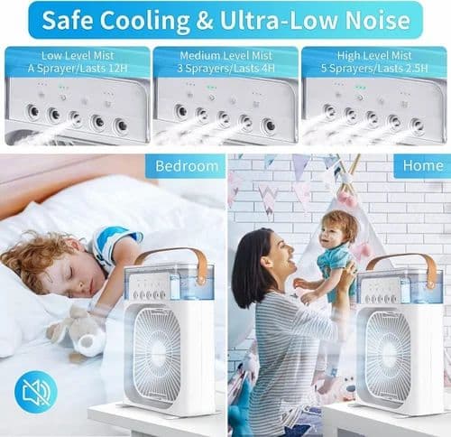 Mini Ice Cooling Fan ‎- ‏مروحة ‏مكيف ‏متنقلة image 3