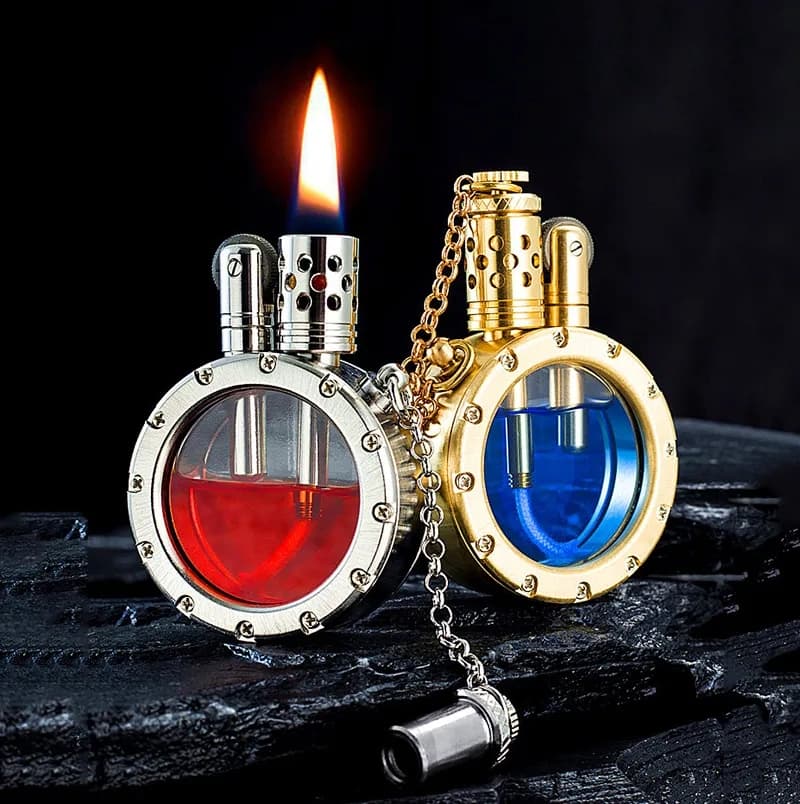Antique Brass Lighter- ولاعة ‏نحاسية image 2