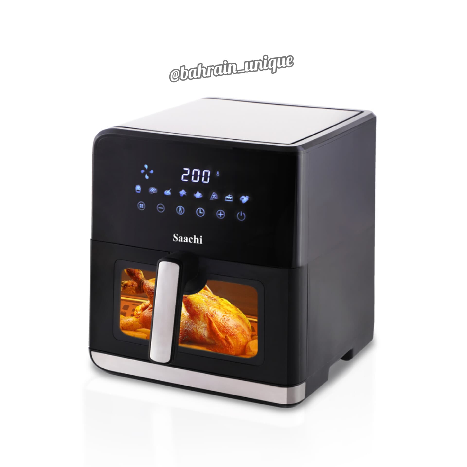 8 ‏Liter Air Fryer with Visual Window ‎- قلاية ‏هوائية ‏مع ‏نافذة image 2