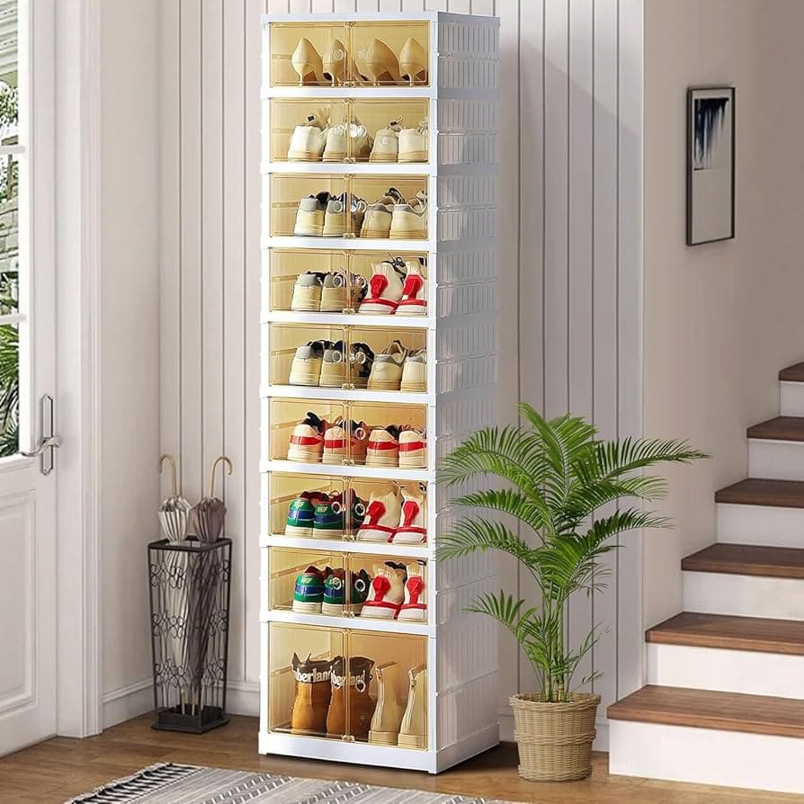 Foldable Shoe Rack ‎9 ‏Tier ‎- منظم ‏الاحذية ‏٩ ‏طبقات ‏