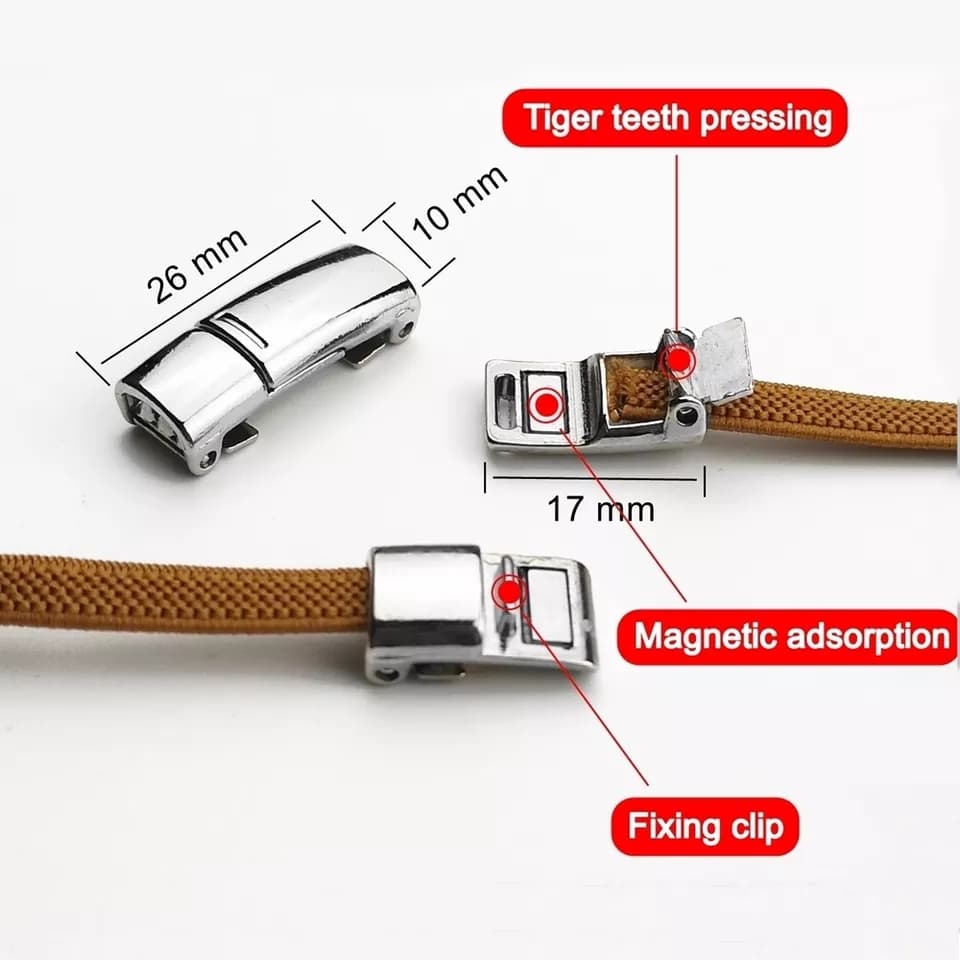 Pair of Shoelace Magnet Clip ‎- زوج ‏من ‏توصيلة ‏مغنطيسية ‏للاحذية image 4
