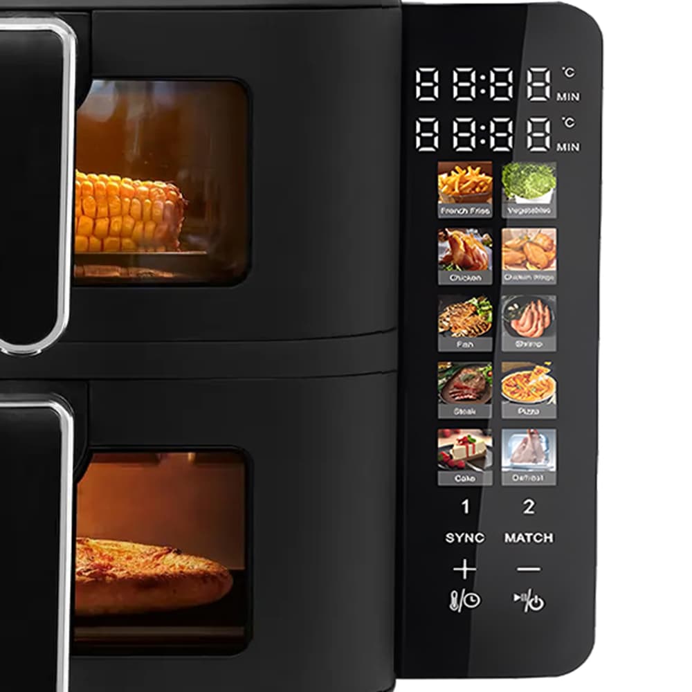 Saachi ‎Double ‎Air ‎Fryer ‎4796D ‎- ‏اير ‏فراير ‏طبقتين ‏ image 3