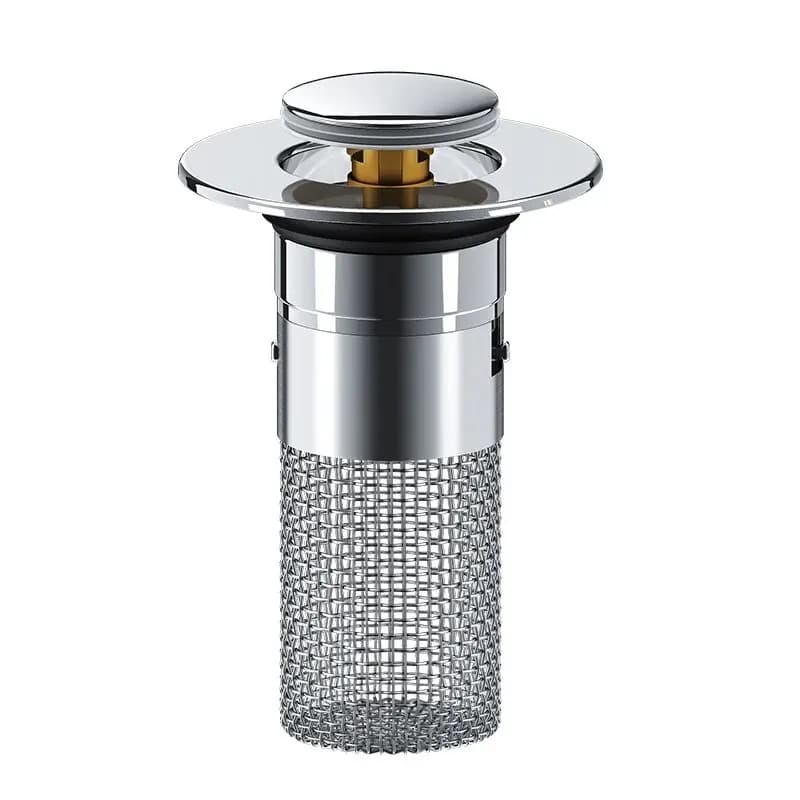Sink Plug  ‎stainless ‎steel ‎- رأس ‏تصريف  ‏ستانليس image 2