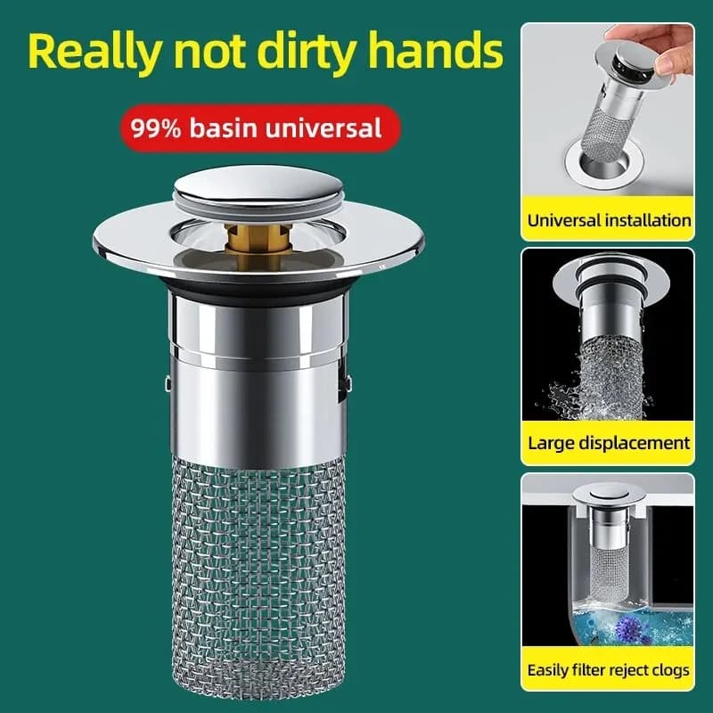 Sink Plug  ‎stainless ‎steel ‎- رأس ‏تصريف  ‏ستانليس image 6