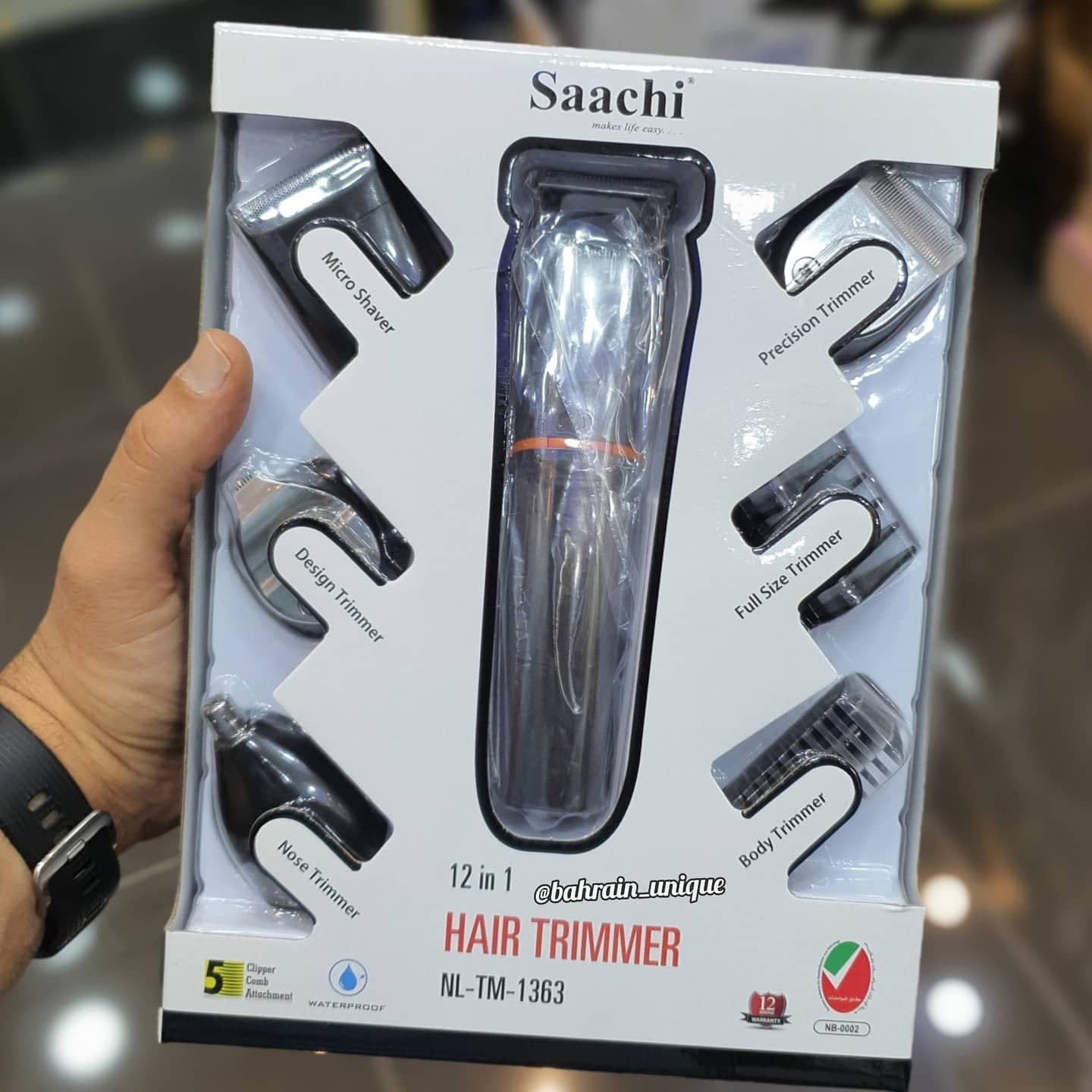 12in1 ‏Hair Trimmer ‎- جهاز ‏الحلاقة ‏١٢في١ image 3