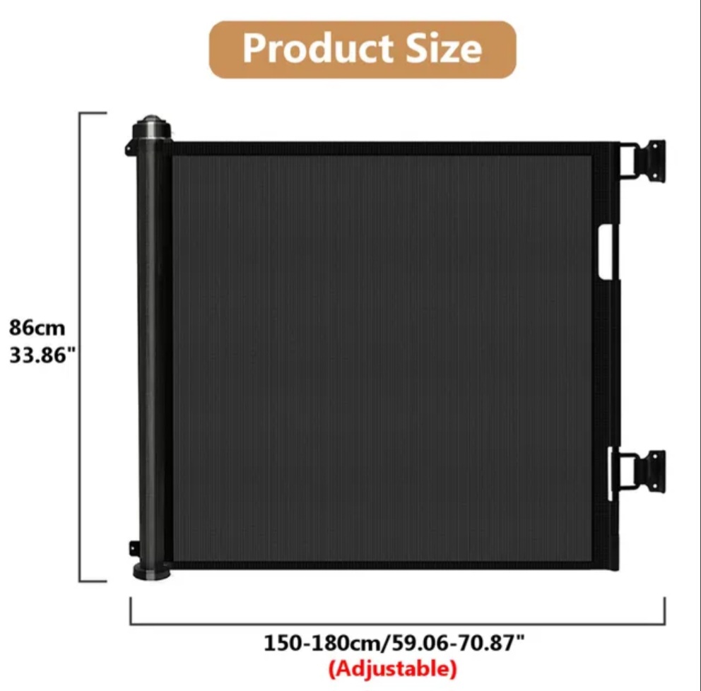 Retractable Guard Gate ‎- بوابة ‏امان ‏قابلة ‏للسحب image 3