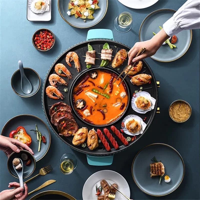 HotPot BBQ Pan  ‎2in1 -جهاز ‏الباربيكيو ‏٢في١ ‏ image 6
