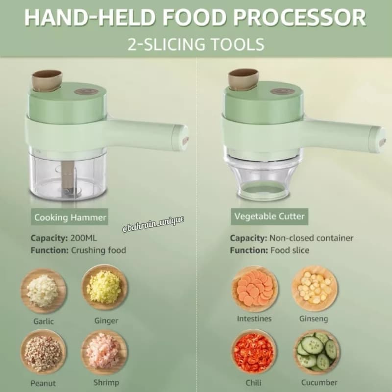 Handheld Vegetable ‎4in1 - فرامة ‏بالشحن image 7