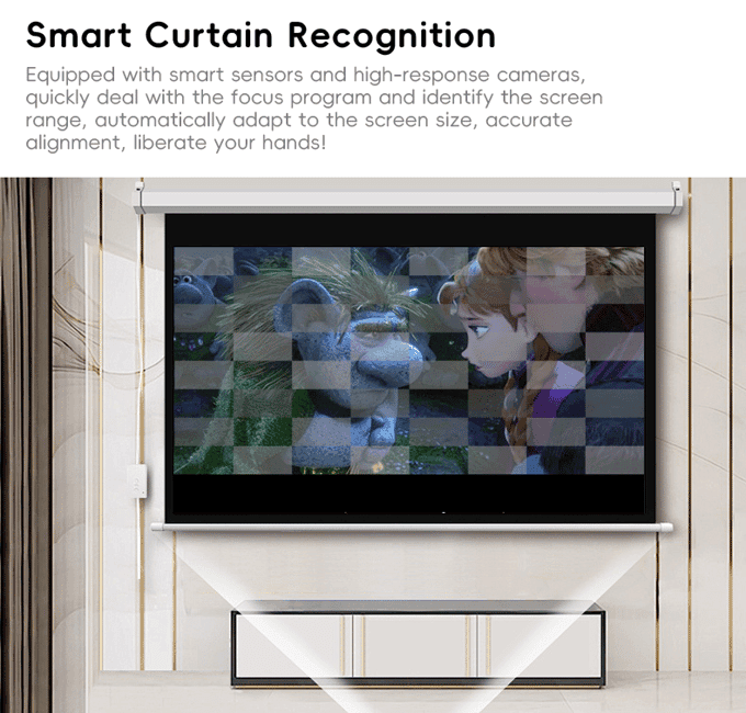 Rechargable ‎4K Projector ‎+ ‏Free  ‎stand  ‎-بروجكتر ‏لاسلكي  ‏مع ‏ستاند ‏مجاني ‏ image 4