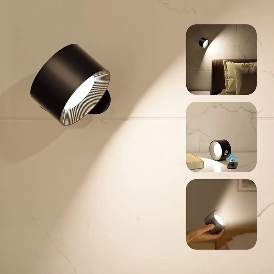 wireless led wall light ‎with remote- اضاءة ‏قابلة ‏للشحن ‏مع ‏ريموت