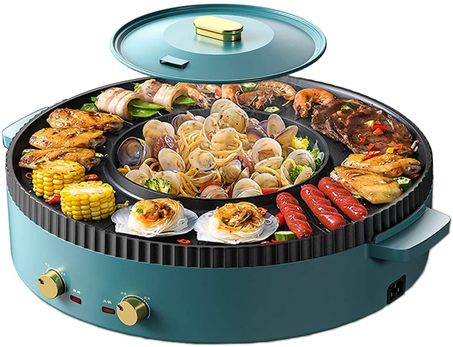 HotPot BBQ Pan  ‎2in1 -جهاز ‏الباربيكيو ‏٢في١ ‏ image 2