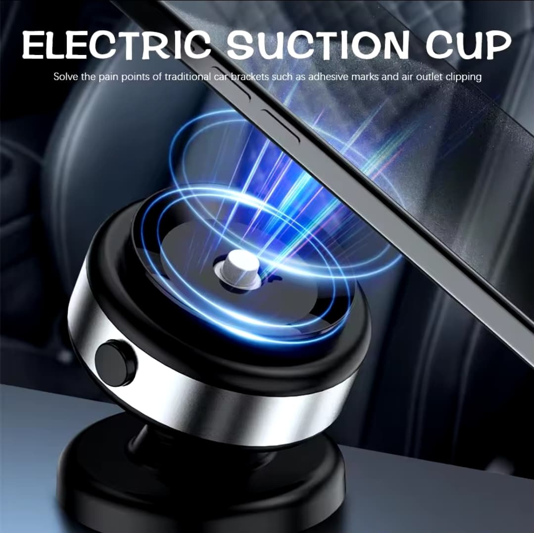 Strong Phone Holder ‎W/wireless ‎charger ‎- ‏حامل ‏موبايل ‏مع ‏شاحن image 2