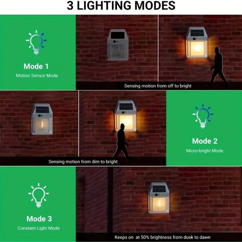 Retro Garden Solar Lamp ‎- اضاءة ‏شمسية image 8