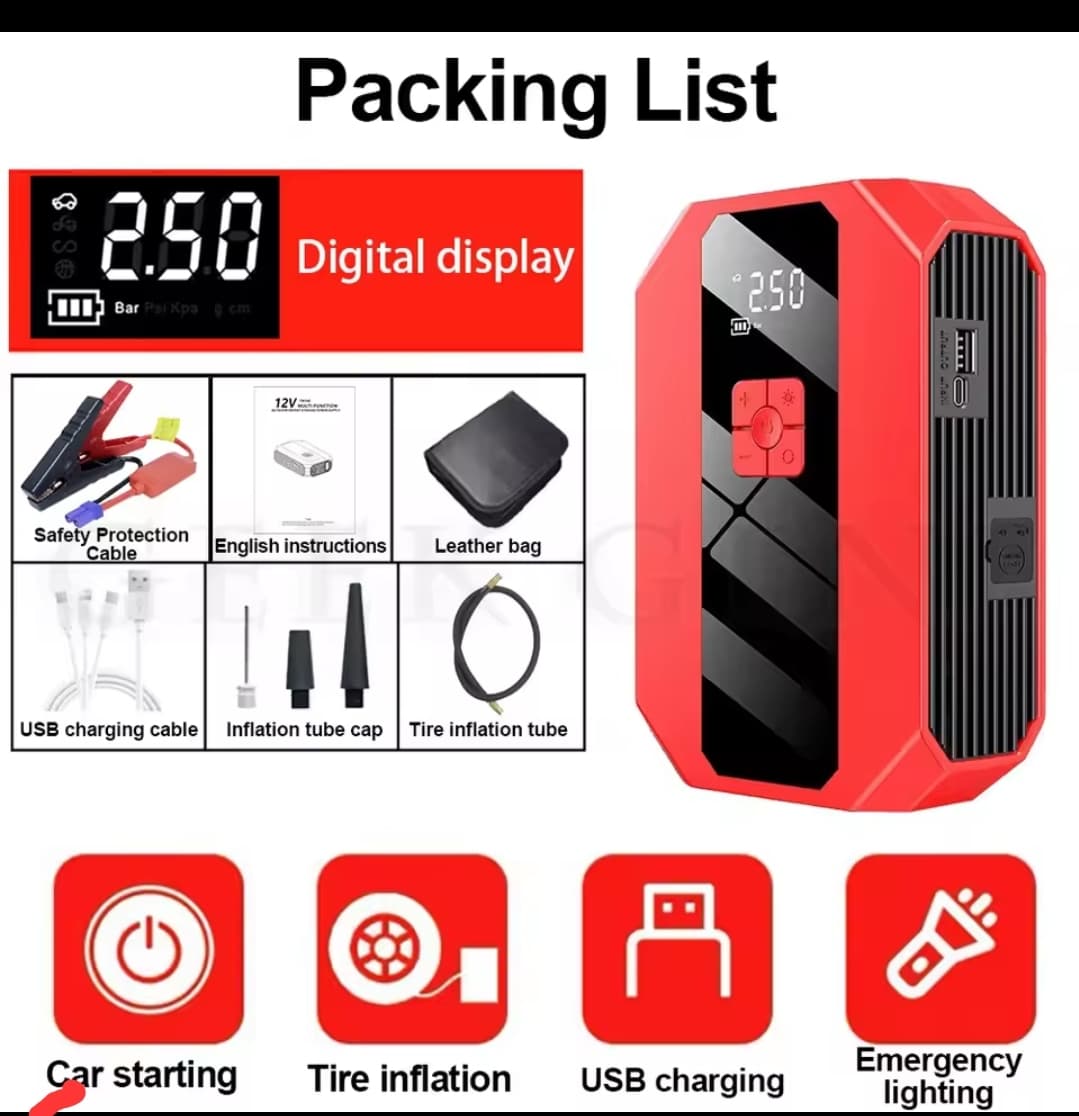 4in1 ‏Car Starter Kit ‎- جهاز ‏تشغيل ‏السيارة ‏ image 2