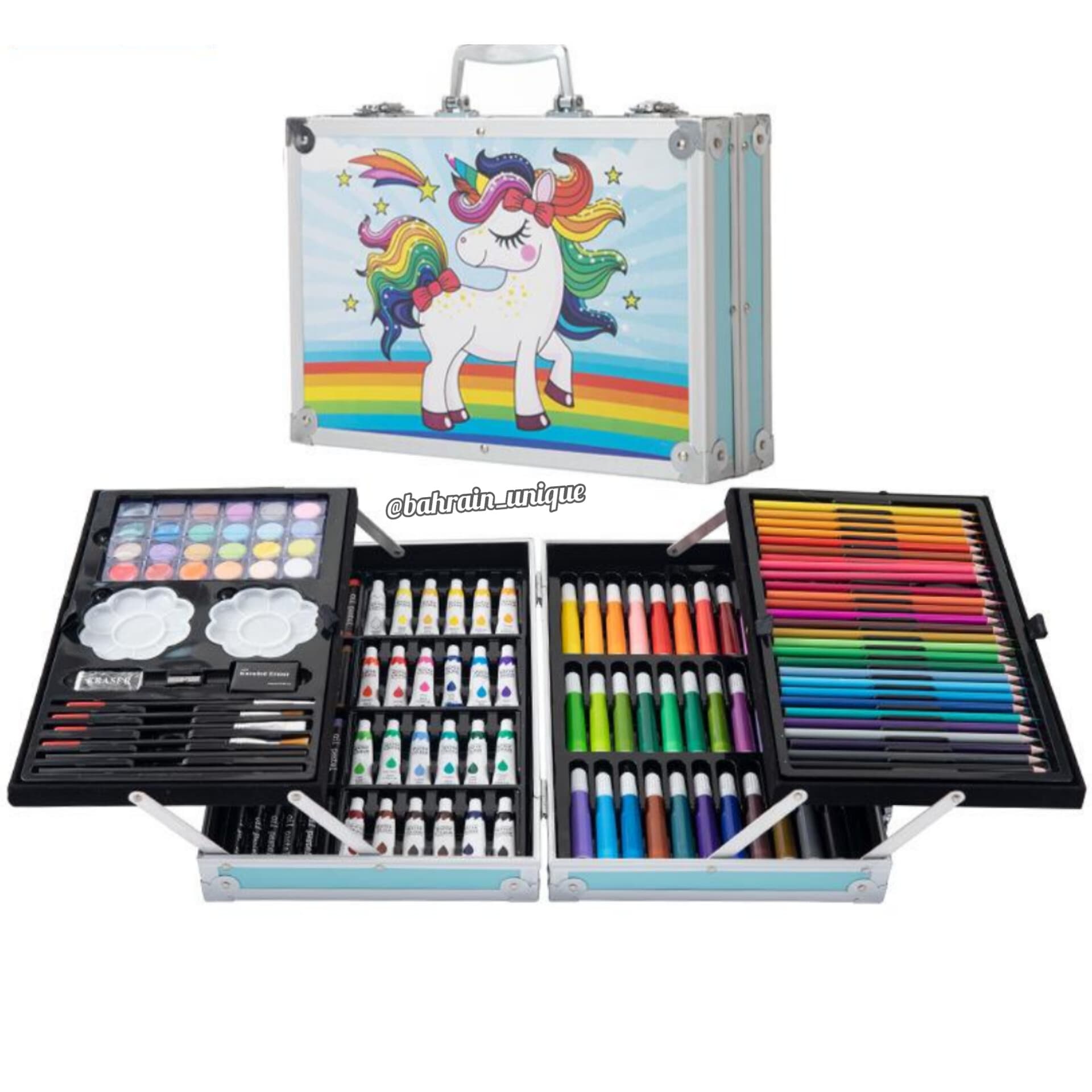 145pcs Colouring&Painting Set ‎- مجموعة ‏كاملة ‏للتلوين ‏والصباغة image 4