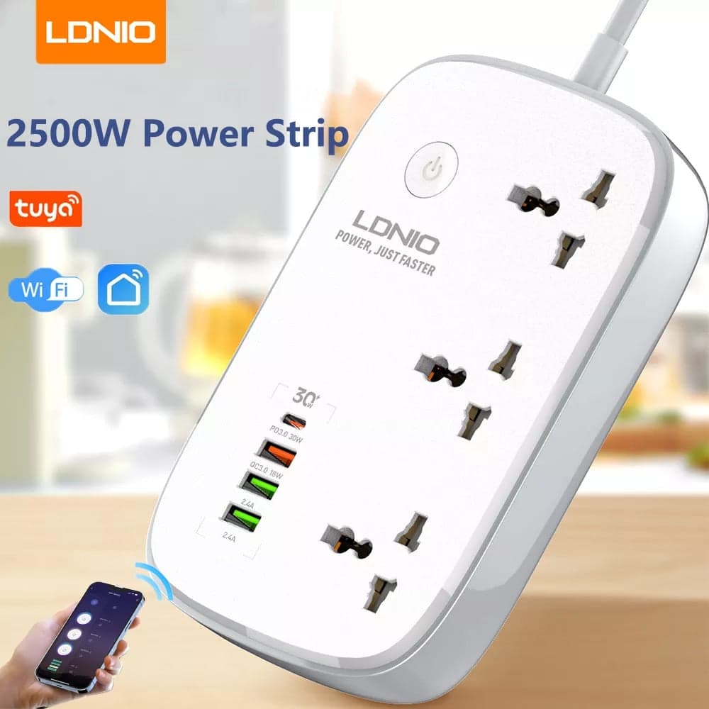 Ldnio Smart Power Strip ‎- وصلة ‏كهرباء ‏وايفاي