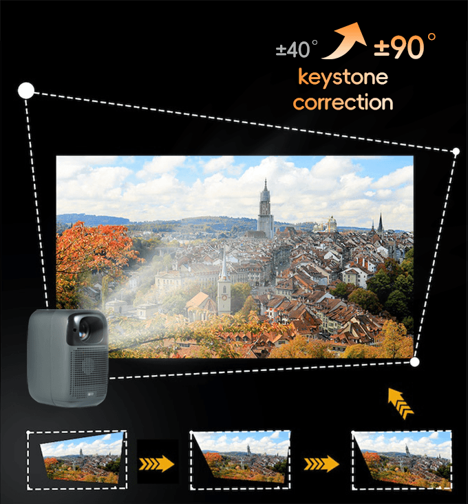 Rechargable ‎4K Projector ‎+ ‏Free  ‎stand  ‎-بروجكتر ‏لاسلكي  ‏مع ‏ستاند ‏مجاني ‏ image 10