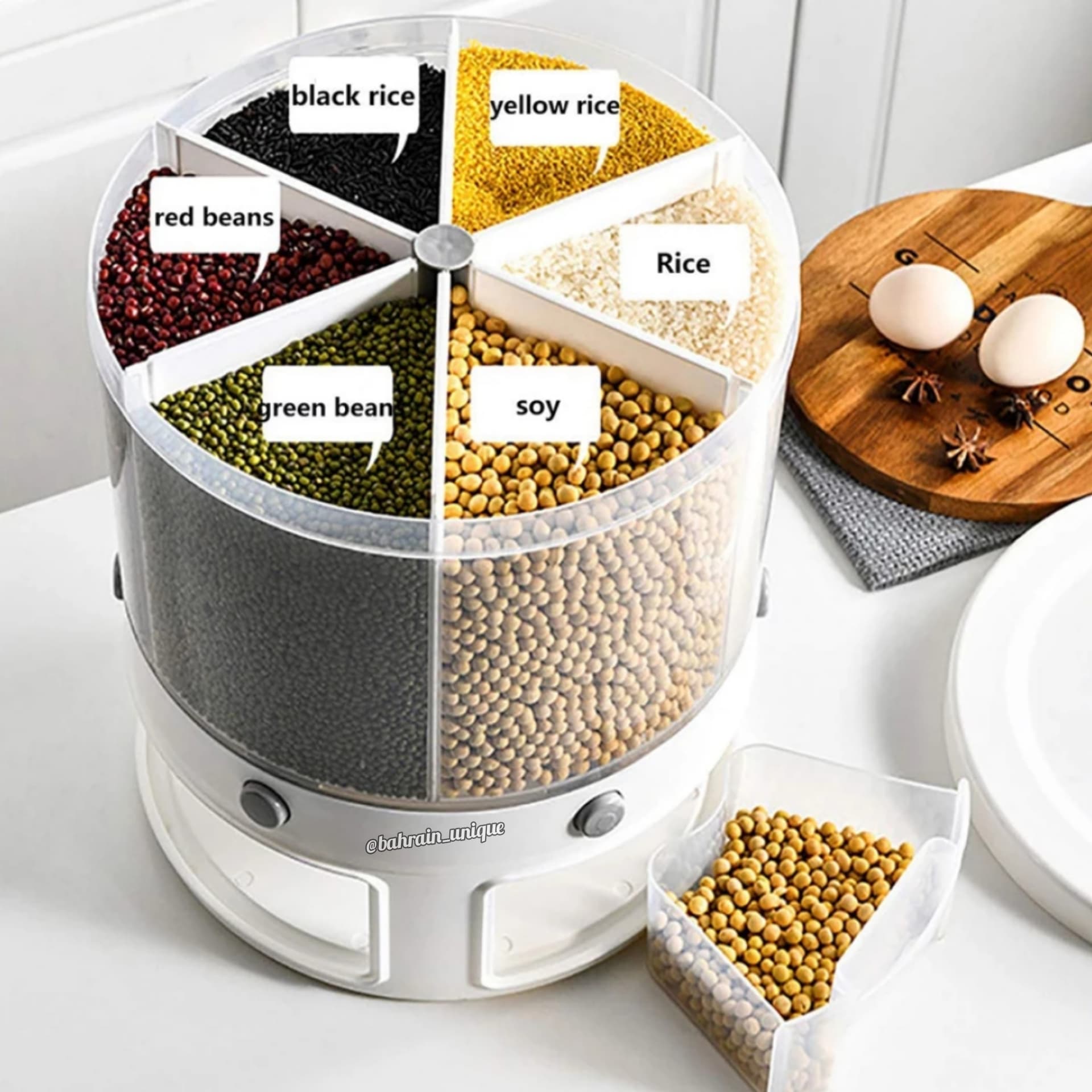 360° ‏Grains Dispenser- صنبور ‏البقوليات ‏الدائري ‏