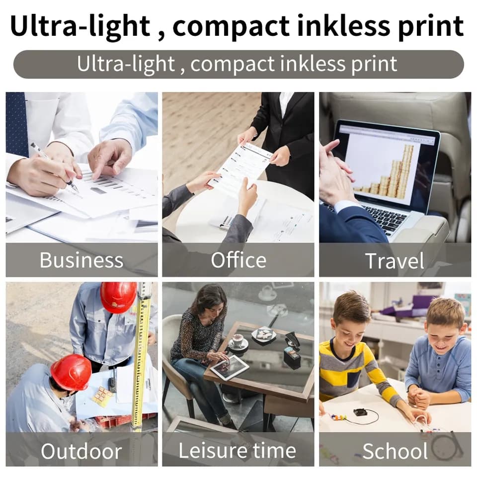 M08F portable wireless A4 ‏Thermal Printer ‎- طابعة ‏متنقلة image 9