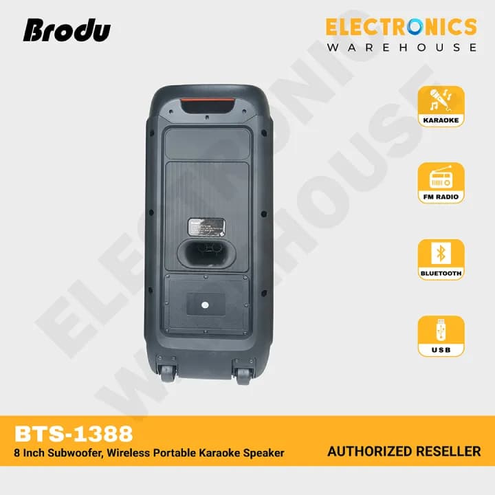 Brodu Subwoofer Speaker ‎8" - سماعة ‏متنقلة image 2