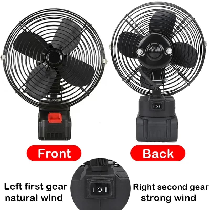8" ‏Portable ‎Table ‎Fan ‎- ‏مروحة ‏متنقلة ‏حجم ‏8 ‏انش image 3