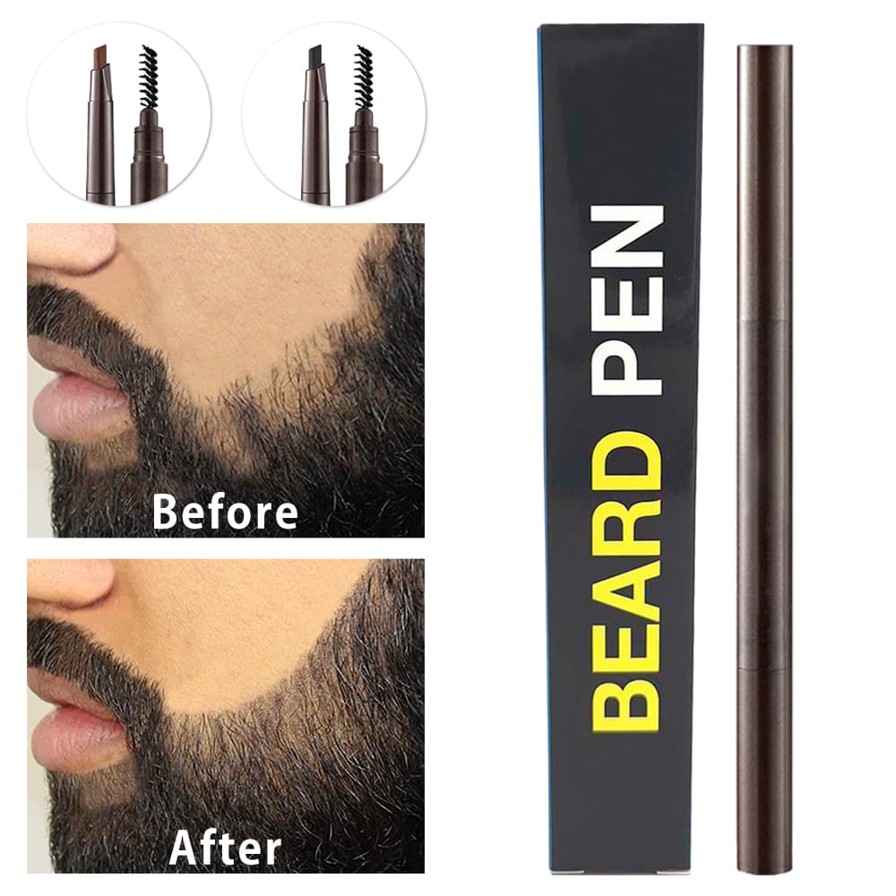 Beard Pen with ‎brush ‎- قلم ‏اللحية ‏مع ‏فرشاة image 5