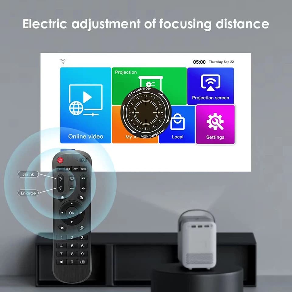 New protable ‎4K Projector P10 - بروجكتر ‏متنقل ‏ image 3