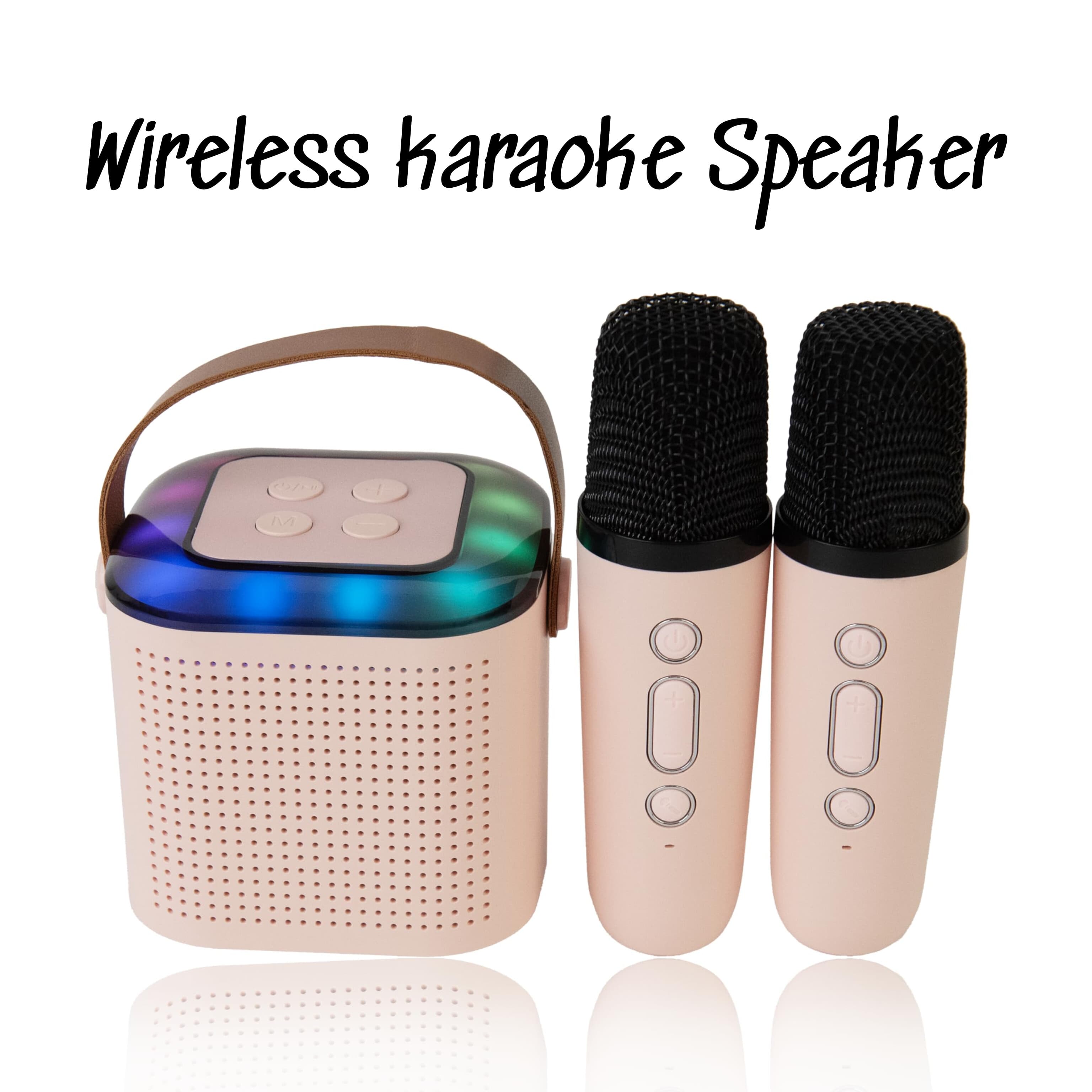 Karaoke Speaker with ‎2 ‏Mic ‎- جهاز ‏كاريوكي ‏مع ‏٢ ‏مايك