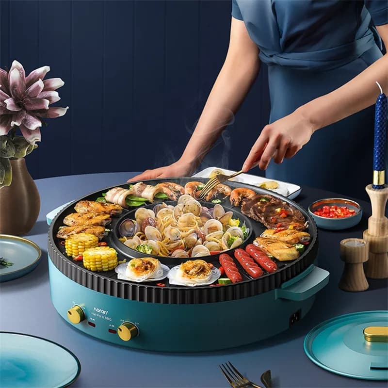 HotPot BBQ Pan  ‎2in1 -جهاز ‏الباربيكيو ‏٢في١ ‏ image 3