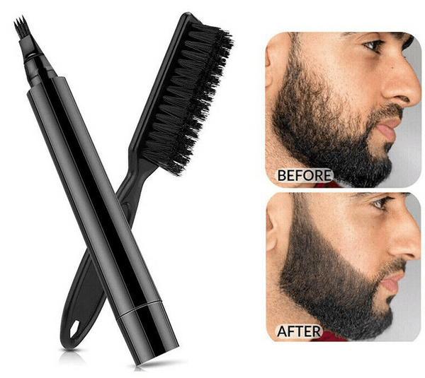 Beard Pen with ‎brush ‎- قلم ‏اللحية ‏مع ‏فرشاة