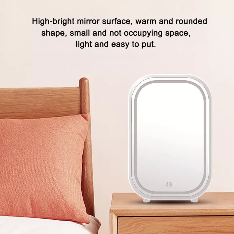 Makeup Mini Fridge ‎8L ‎with ‎LED ‎Mirror- ثلاجة ‏المكياج ‏وغيرها image 7
