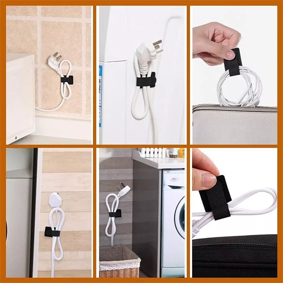 10pcs Wire Organizer Adhesives- لاصقات ‏تنظيم ‏اسلام ‏مع ‏لاصق image 5