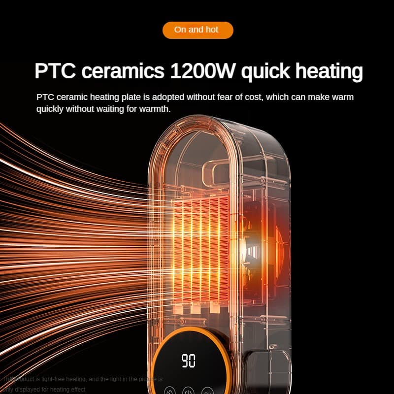 Desk Heater with Remote Control ‎- ‏دفاية ‏متنقلة image 2